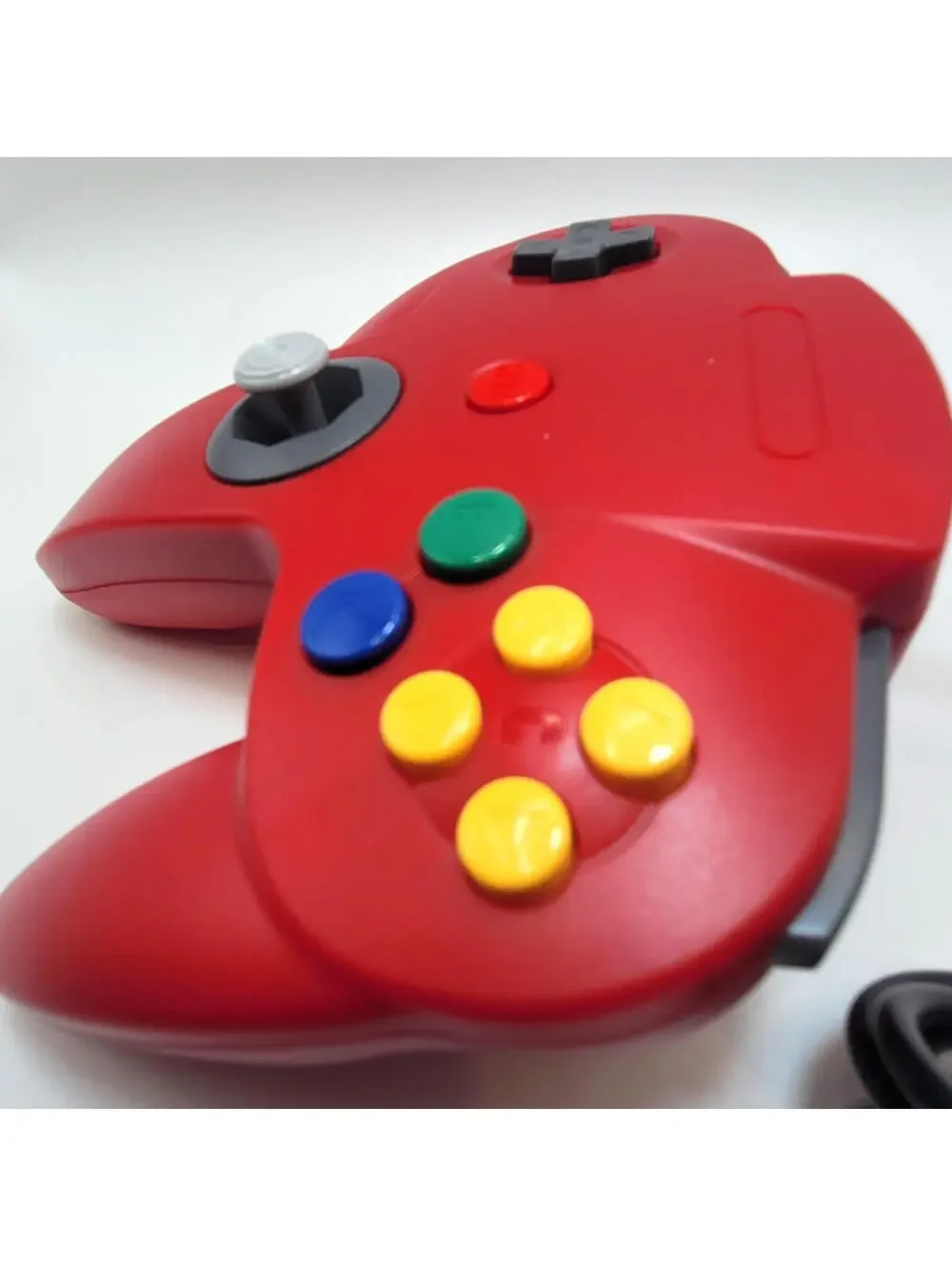 Nintendo 64 Wired Controller for N64 - TeknoGame® - Red - NEW IN BOX!